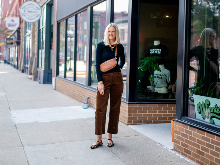 Sutton Tall Cropped Cord Pant