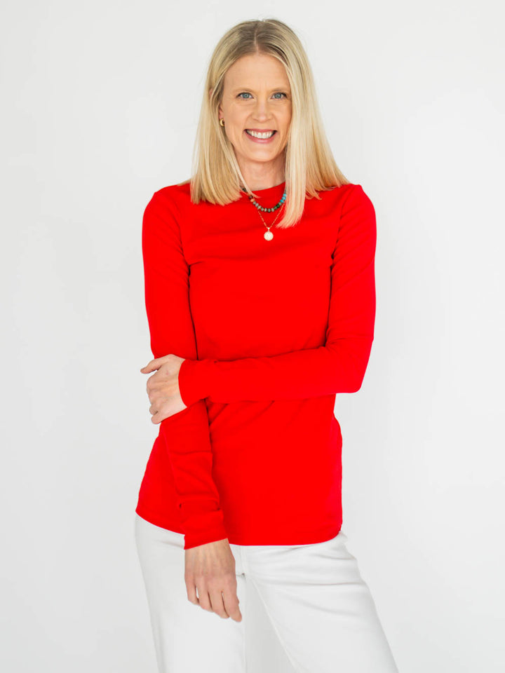 Crème de la Crème Tall Tee - Red