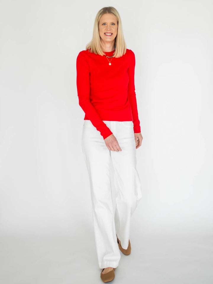 Crème de la Crème Tall Tee - Red