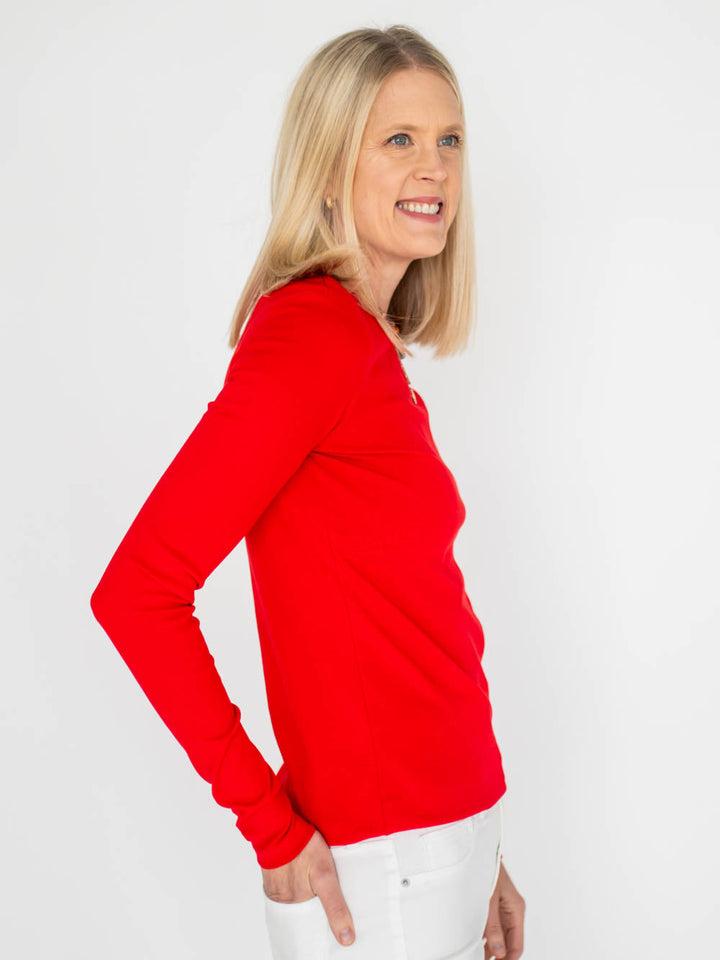 Crème de la Crème Tall Tee - Red