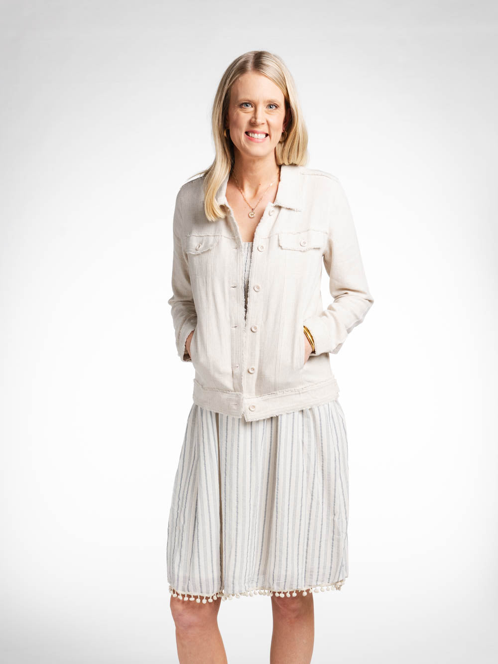 Linen Jacket for Tall Women