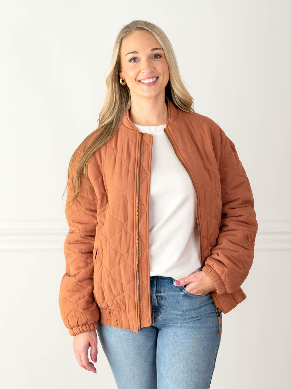 Fall Quilted Jacket for Tall Girls