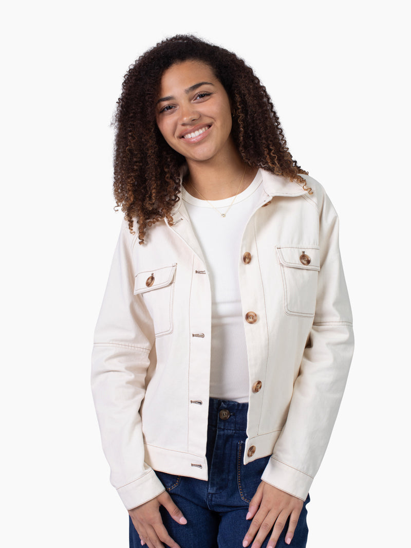 Mercer Tall Jacket - Ecru