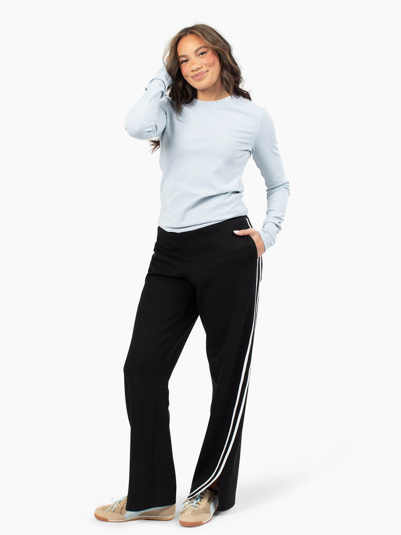 Varsity Tall Track Pant - Black