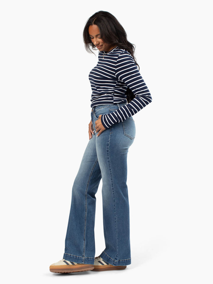 Finley Tall Wide Leg Jean - Sky Wash