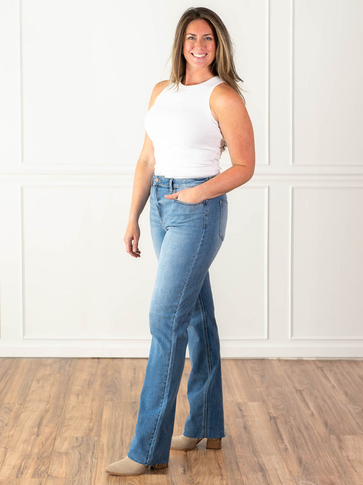 36" Straight Leg Jeans for Tall Girls