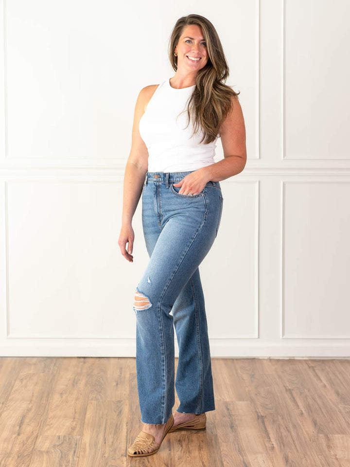 Vintage Straight Leg Jean for Tall Ladies