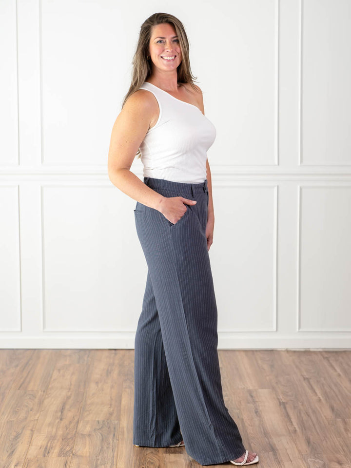 Colbie Tall Striped Trousers