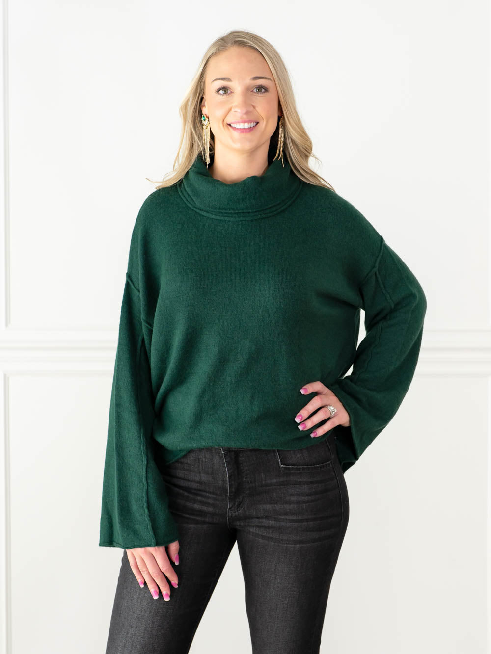 Tall womens turtleneck clearance sweaters