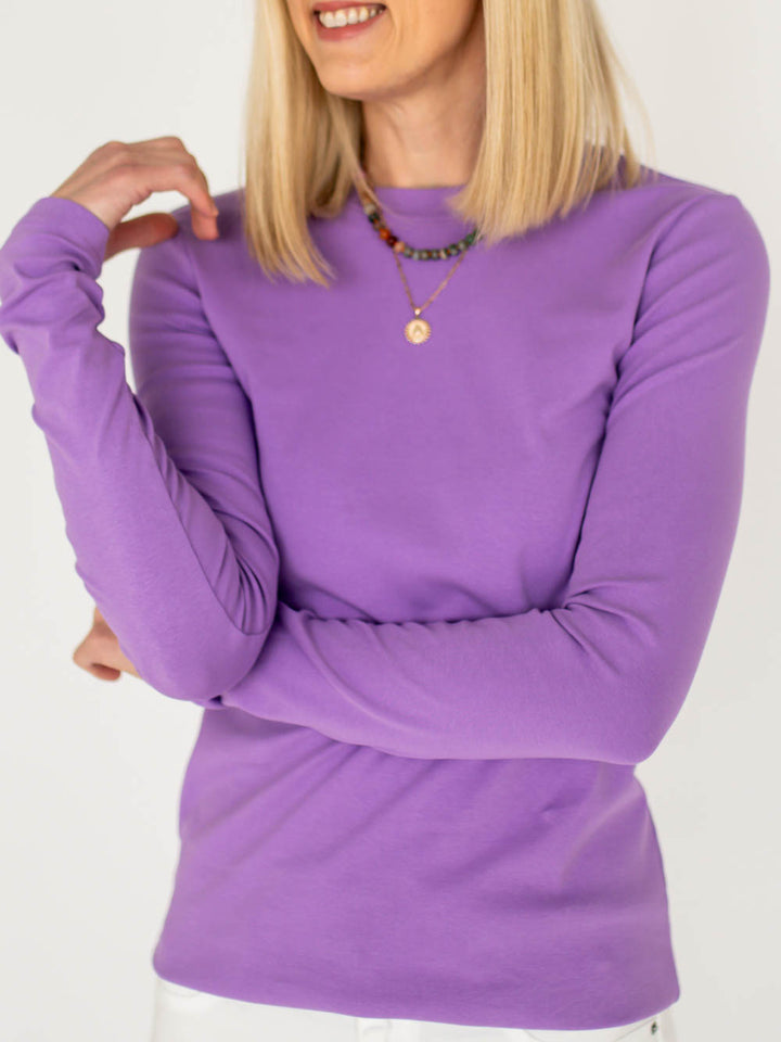 Crème de la Crème Tall Tee - Violet