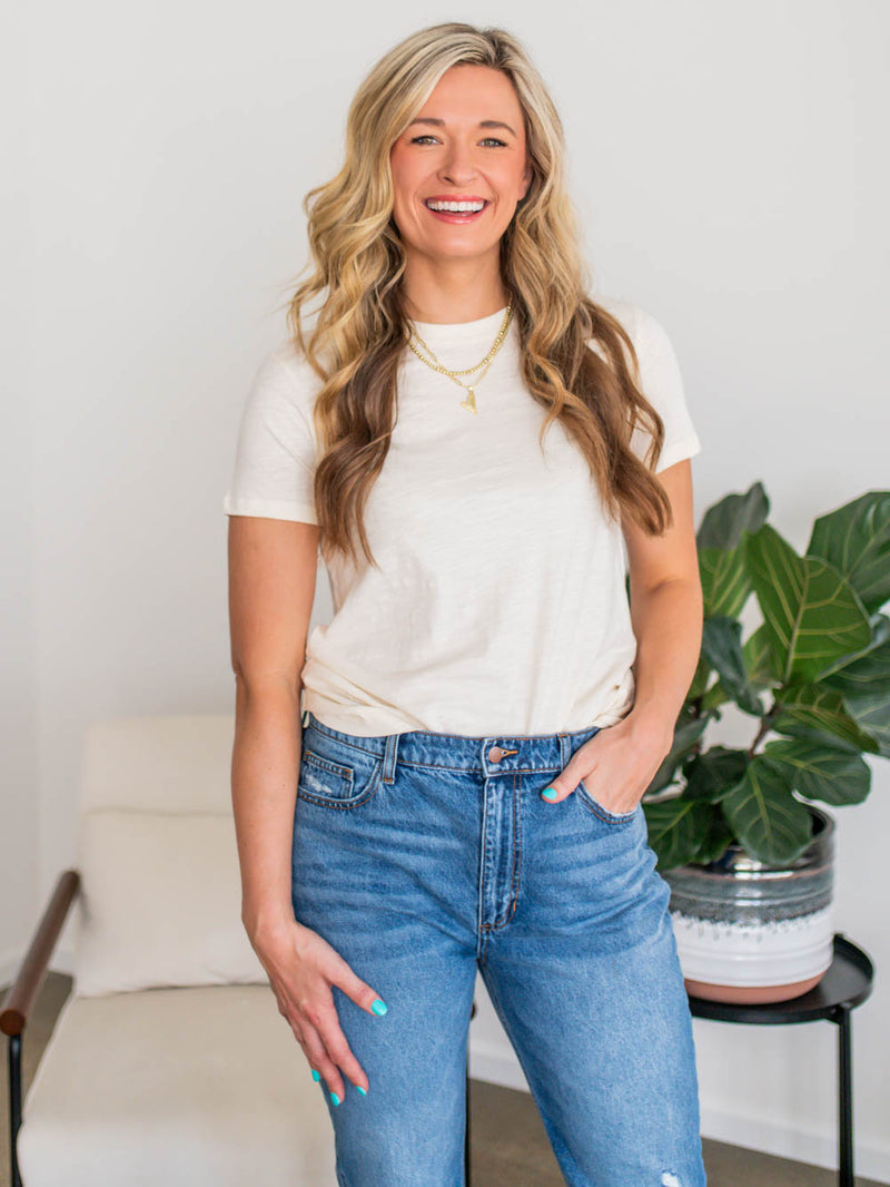 The OG Cotton Tall Tee - Ecru