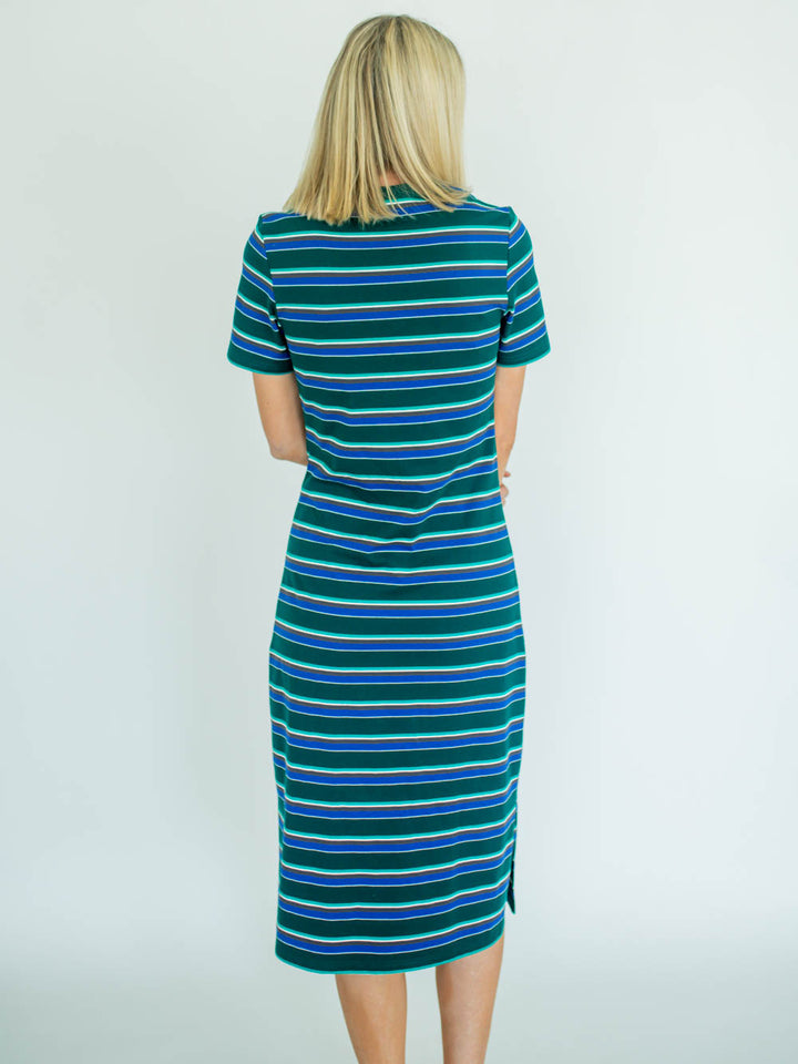 Ryann Tall T-Shirt Dress - Blue Multi