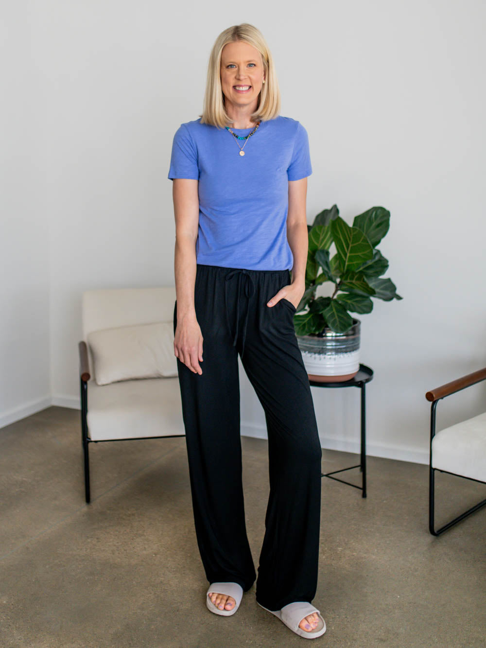 Harmony Pull-On Pant for Tall Women in Black Harmony Pull-On Pant for Tall Women in Black