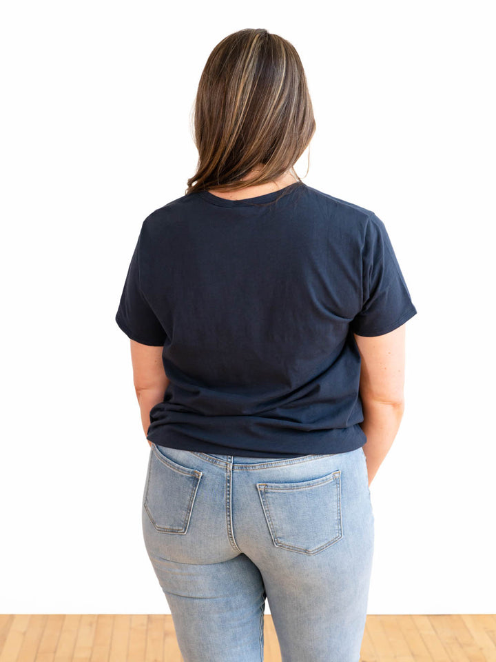 Women's Tall Tee in Navy