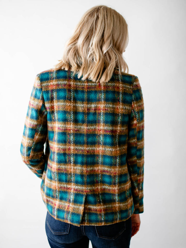 Savannah Tall Plaid Blazer