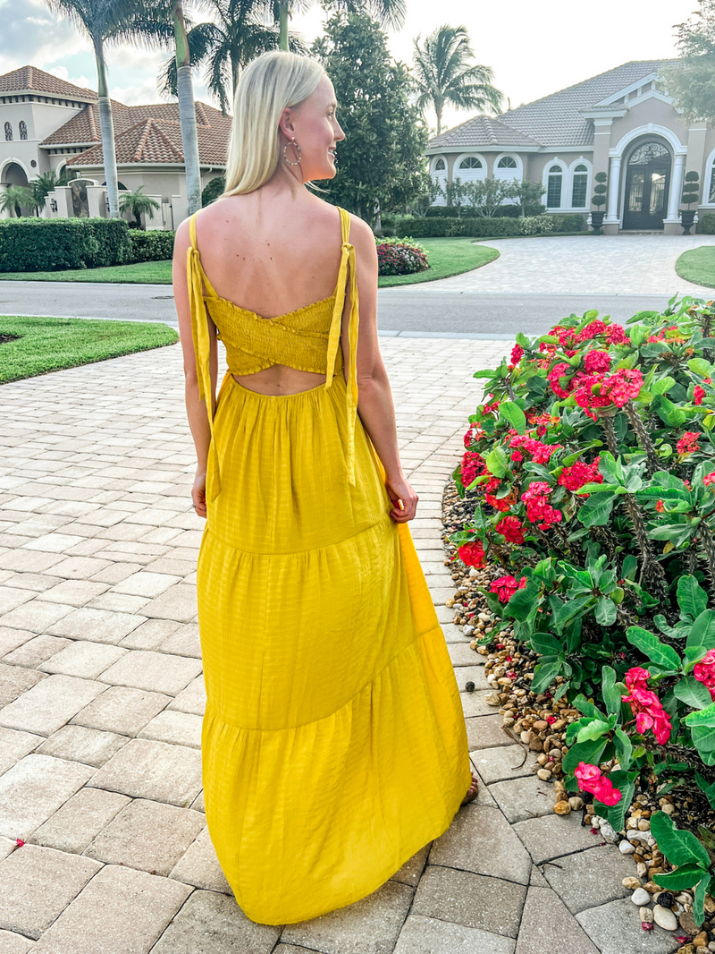 Sunshine On My Mind Maxi Dress Amalli Talli