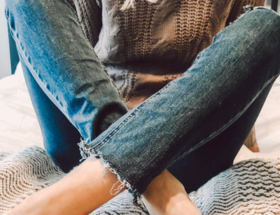 How tall girls can DIY themselves a perfect pair of frayed hem jeans