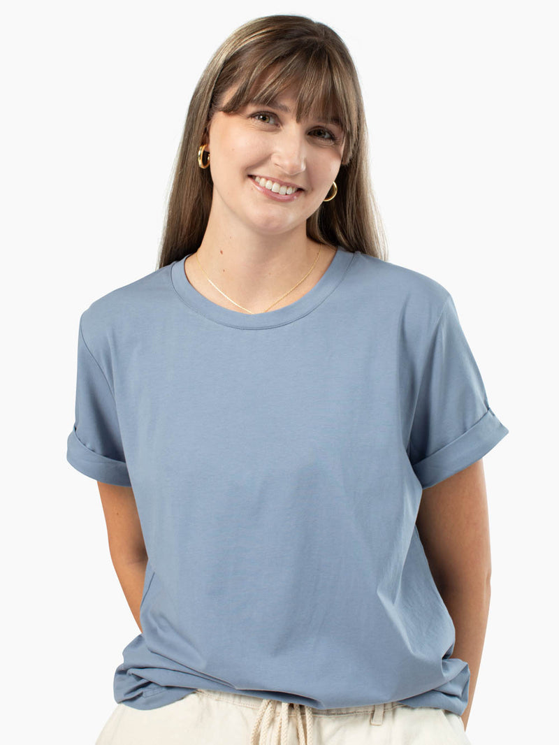 Frame Tall Tee - Coastal Blue