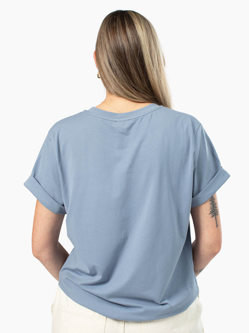 Frame Tall Tee - Coastal Blue