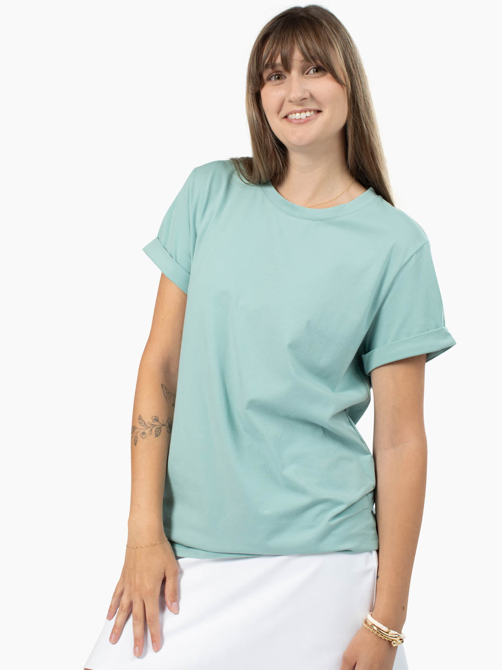 Frame Tall Tee - Marine