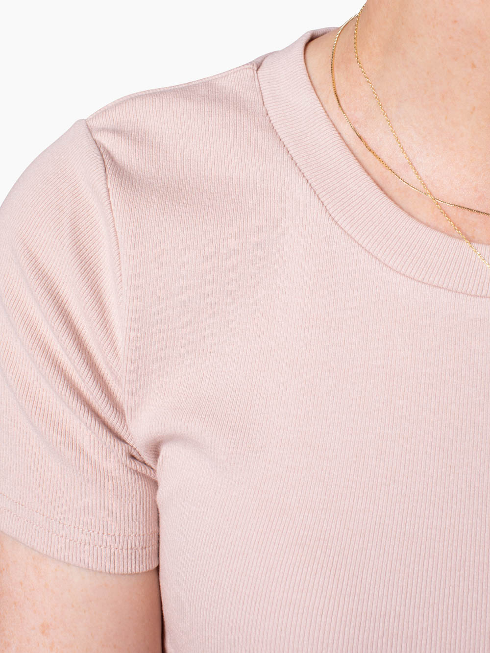 Contour Tall Tee - Dusty Rosewood
