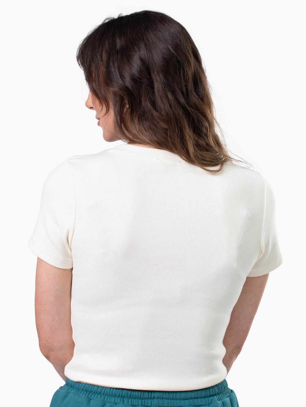 Contour Tall Tee - Creamy Almond