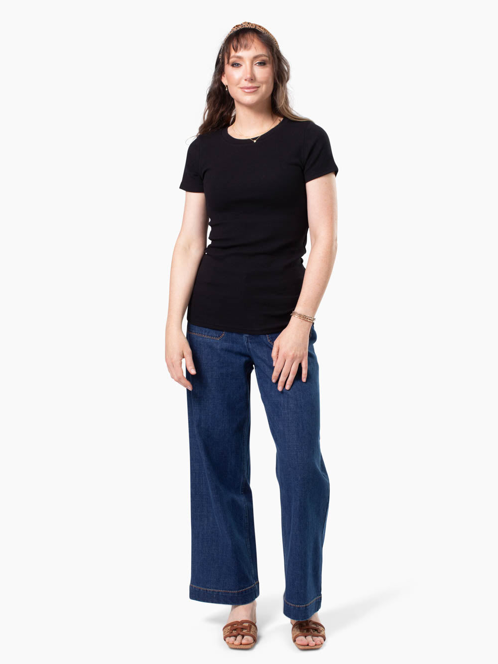 Contour Tall Tee - Black