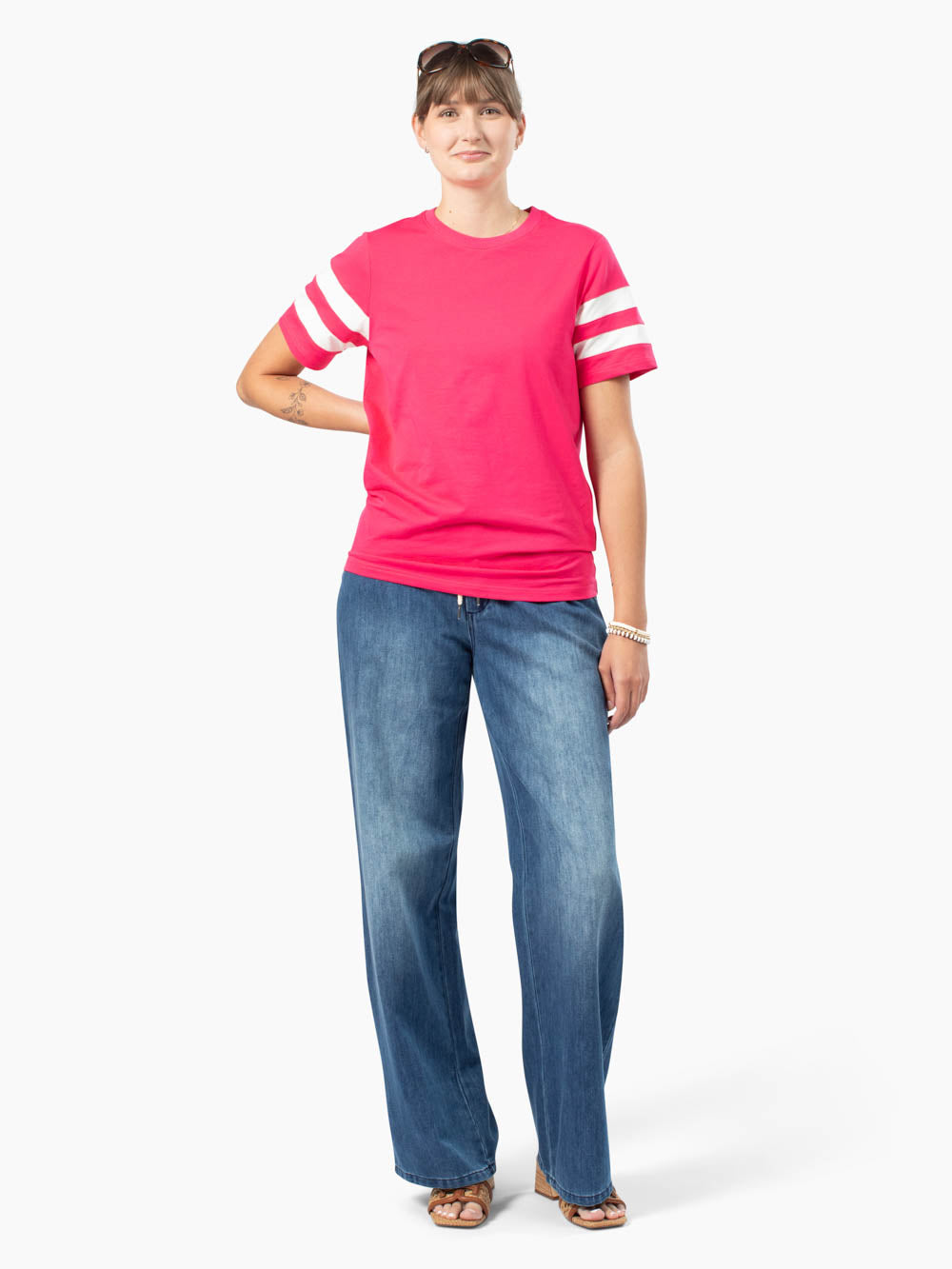 Camden Tall Tee - Dragonfruit