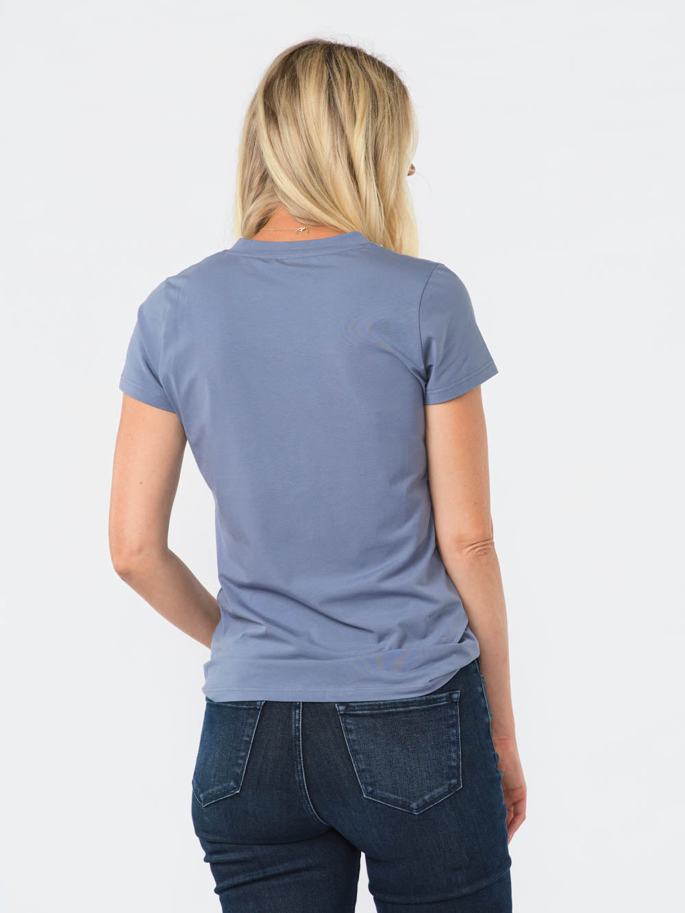 Frame V-Neck Tall Tee - Blue