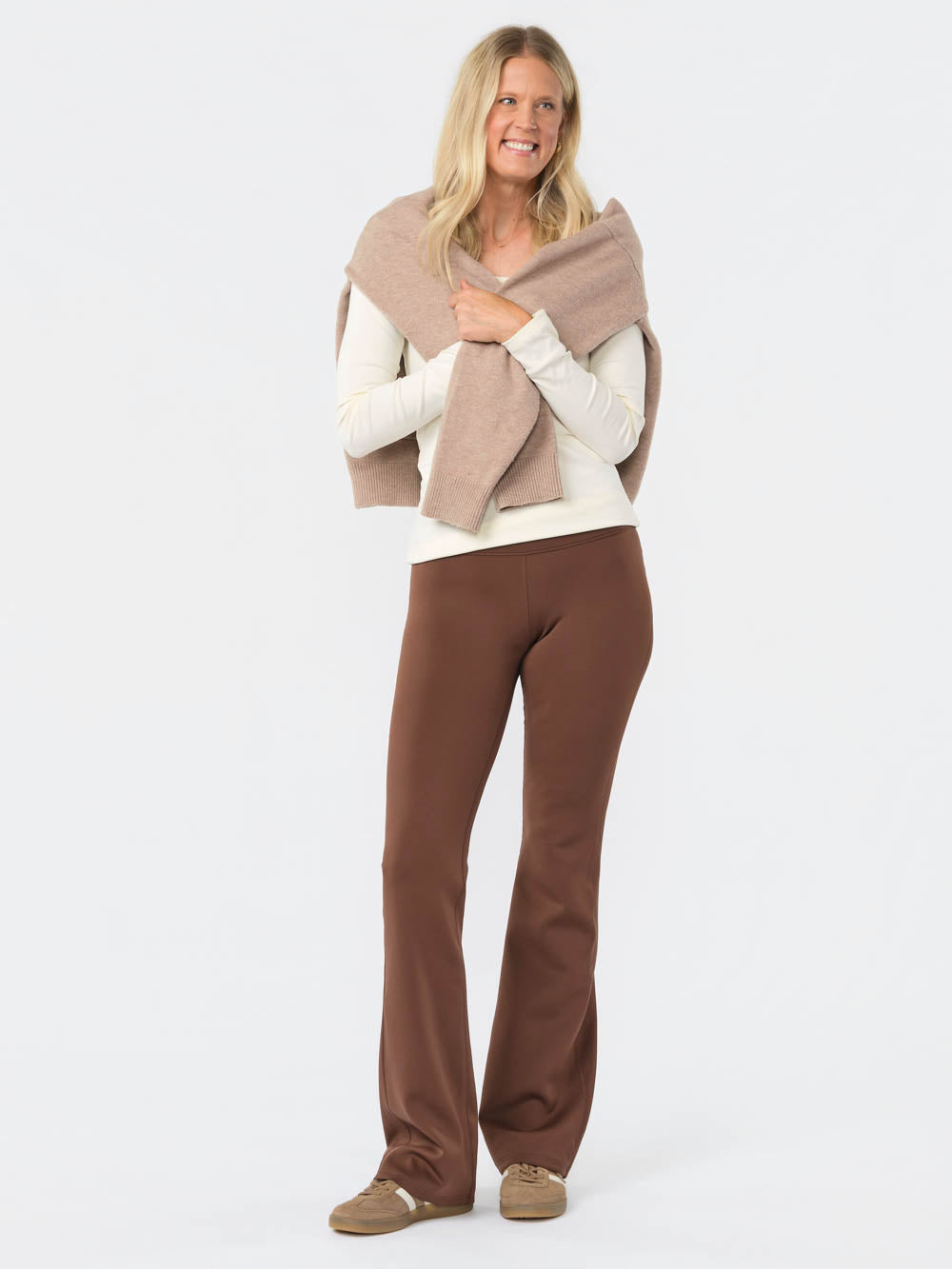 Aria Tall Flare Pant - Espresso