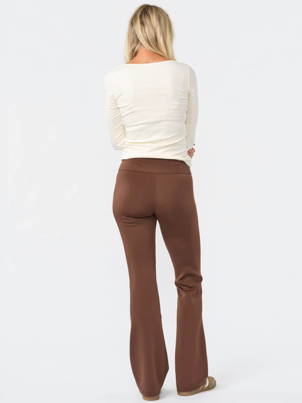 Aria Tall Flare Pant - Espresso
