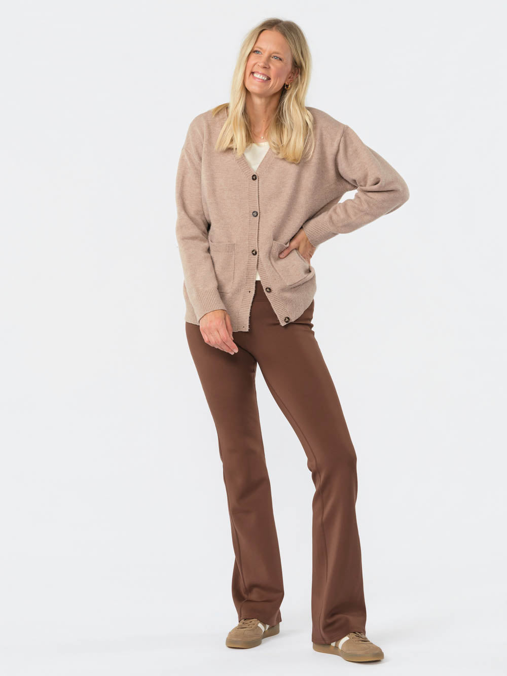 Aria Tall Flare Pant - Espresso