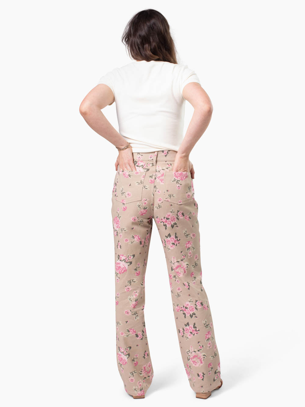 Rosalie Tall Floral Wide Leg Pant - Floral Print