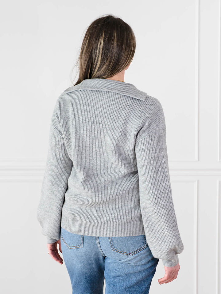 Evelyn Quarter Zip Tall Sweater