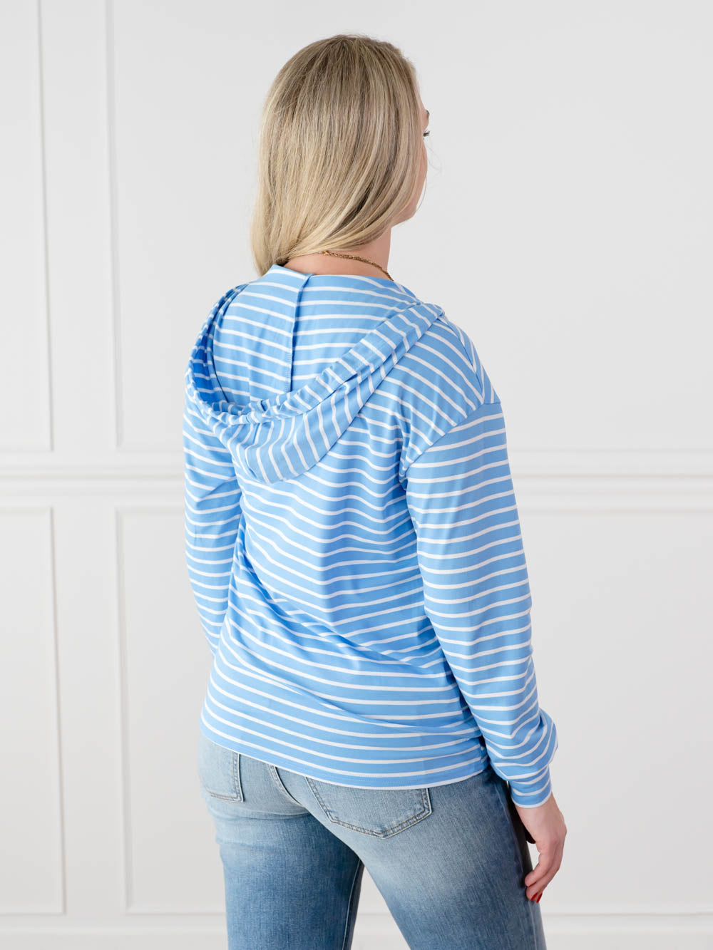 Bristol Tall Long Sleeve Hoodie - Light Blue