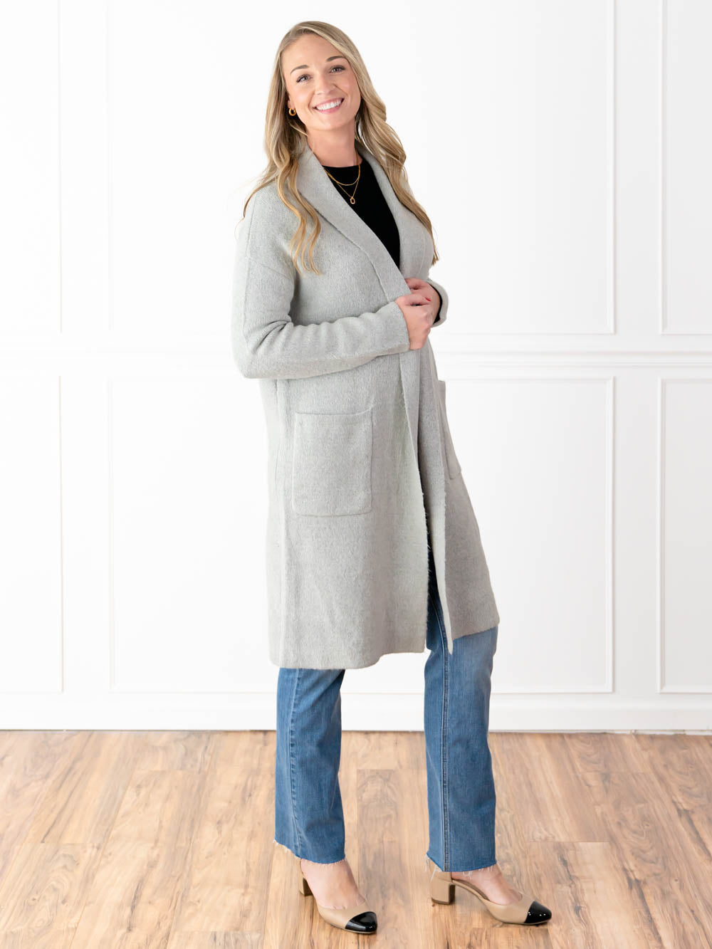 Grey Coatigan for Tall Women