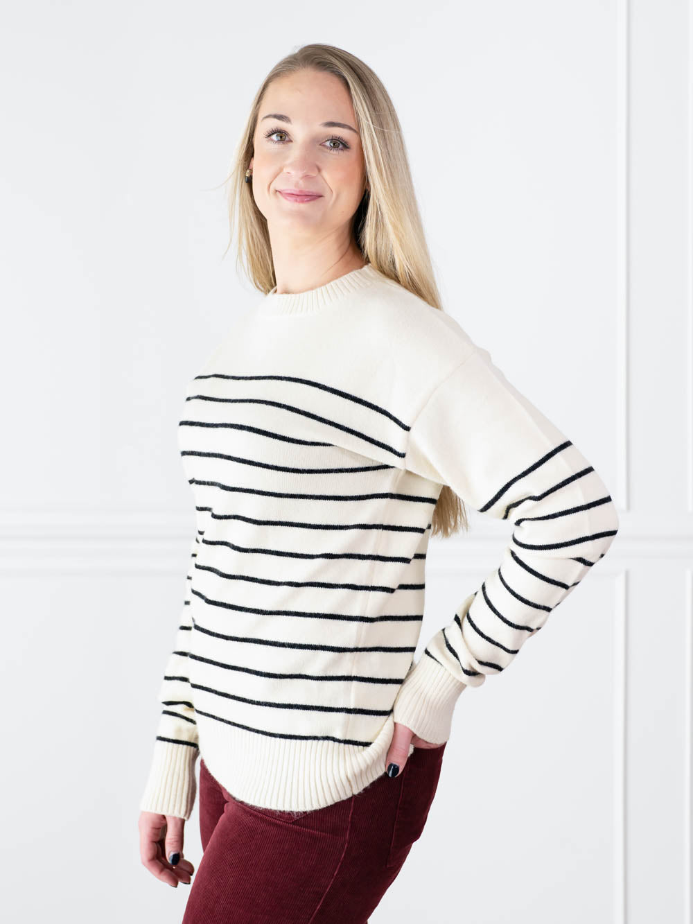Striped Sweater for Tall Girls