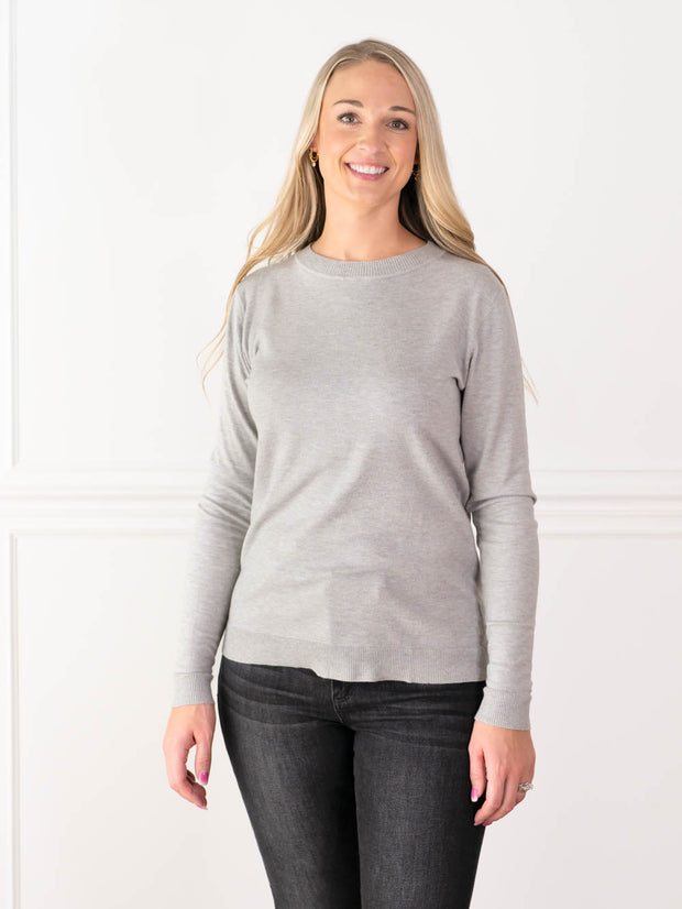 Tall Girl Favorite Sweater Grey