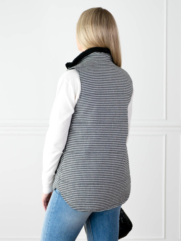 Houndstooth Tall Vest for Women