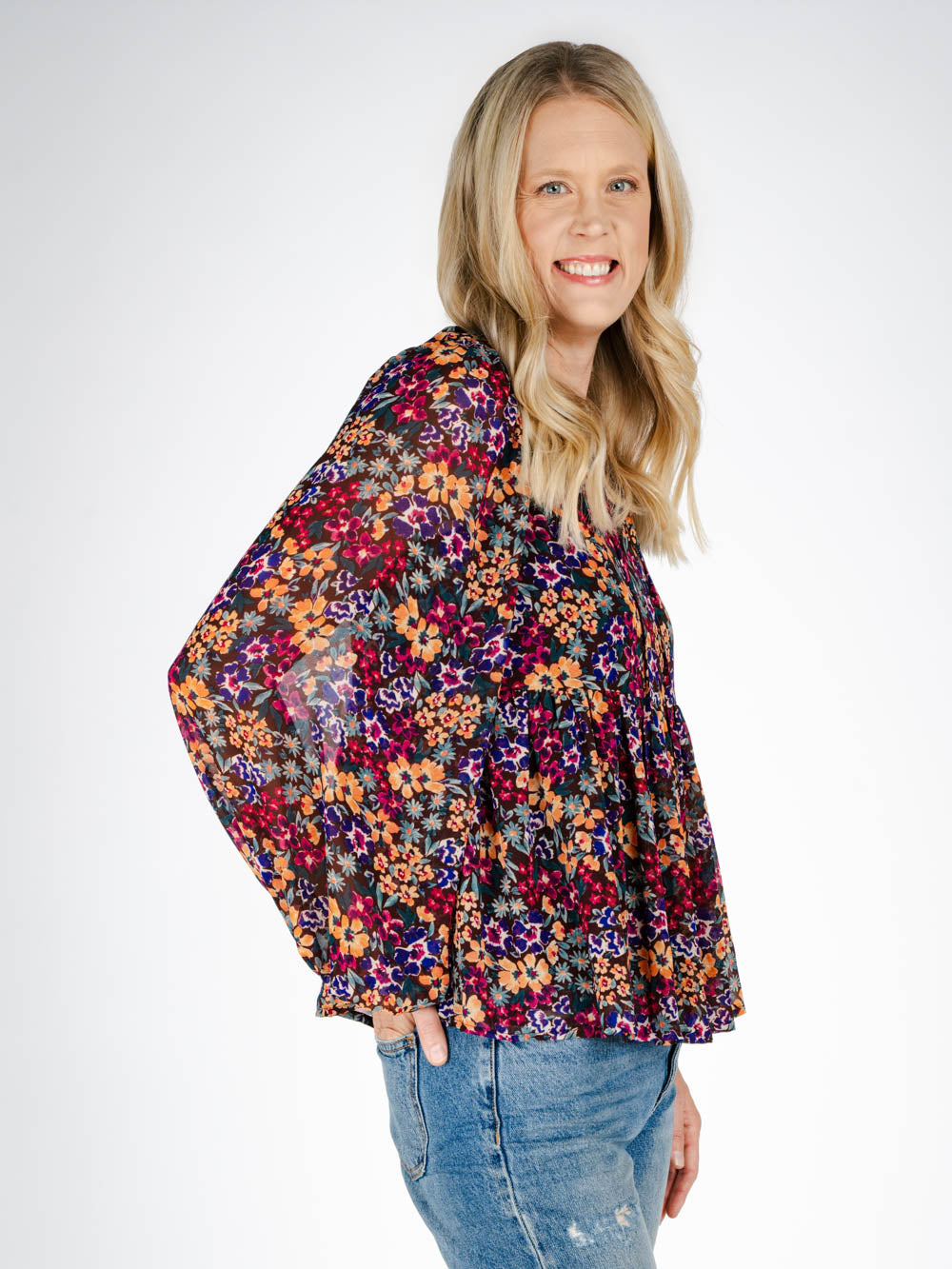 Floral Blouses for Tall Girls