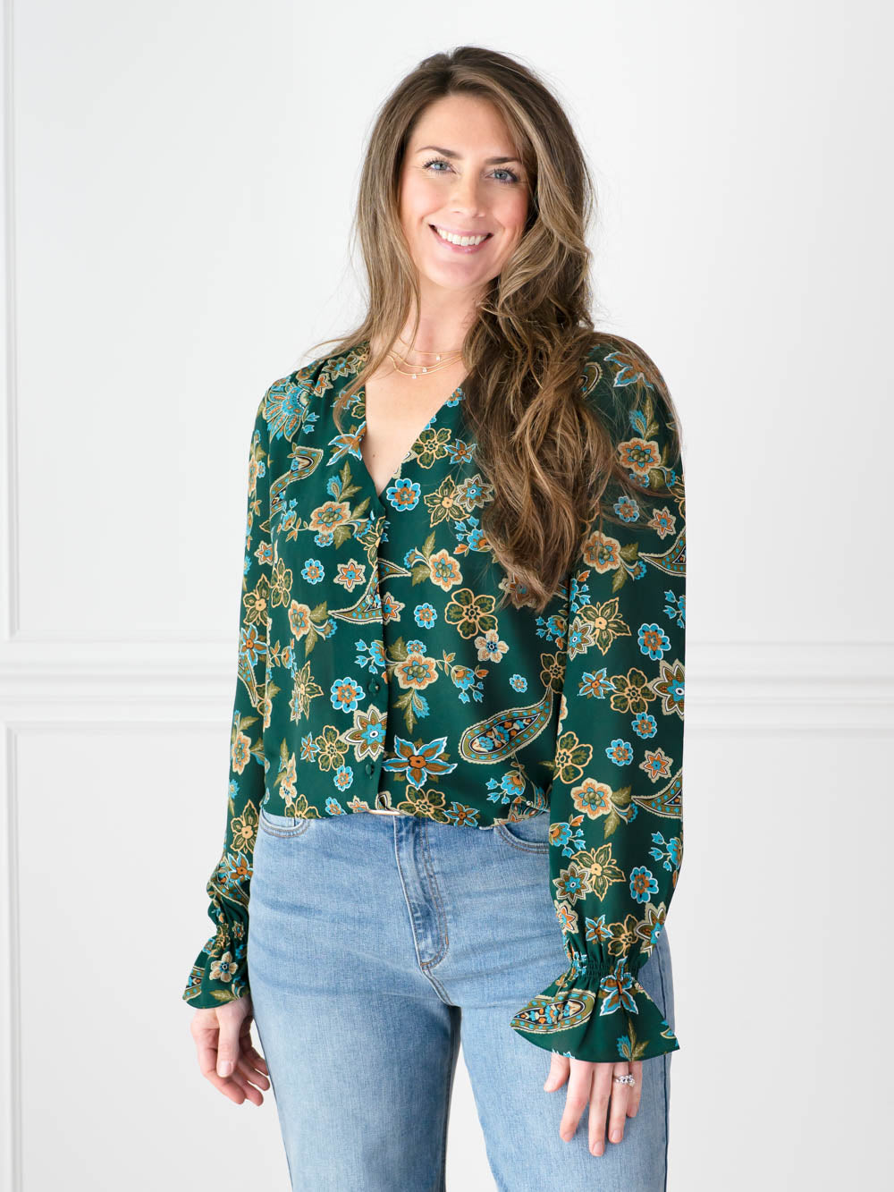 Paisley Blouse for Tall Ladies