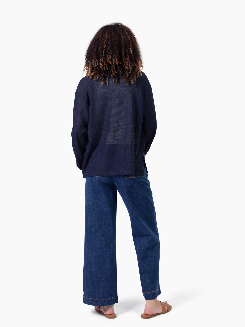 Cove Tall Cardigan - Navy