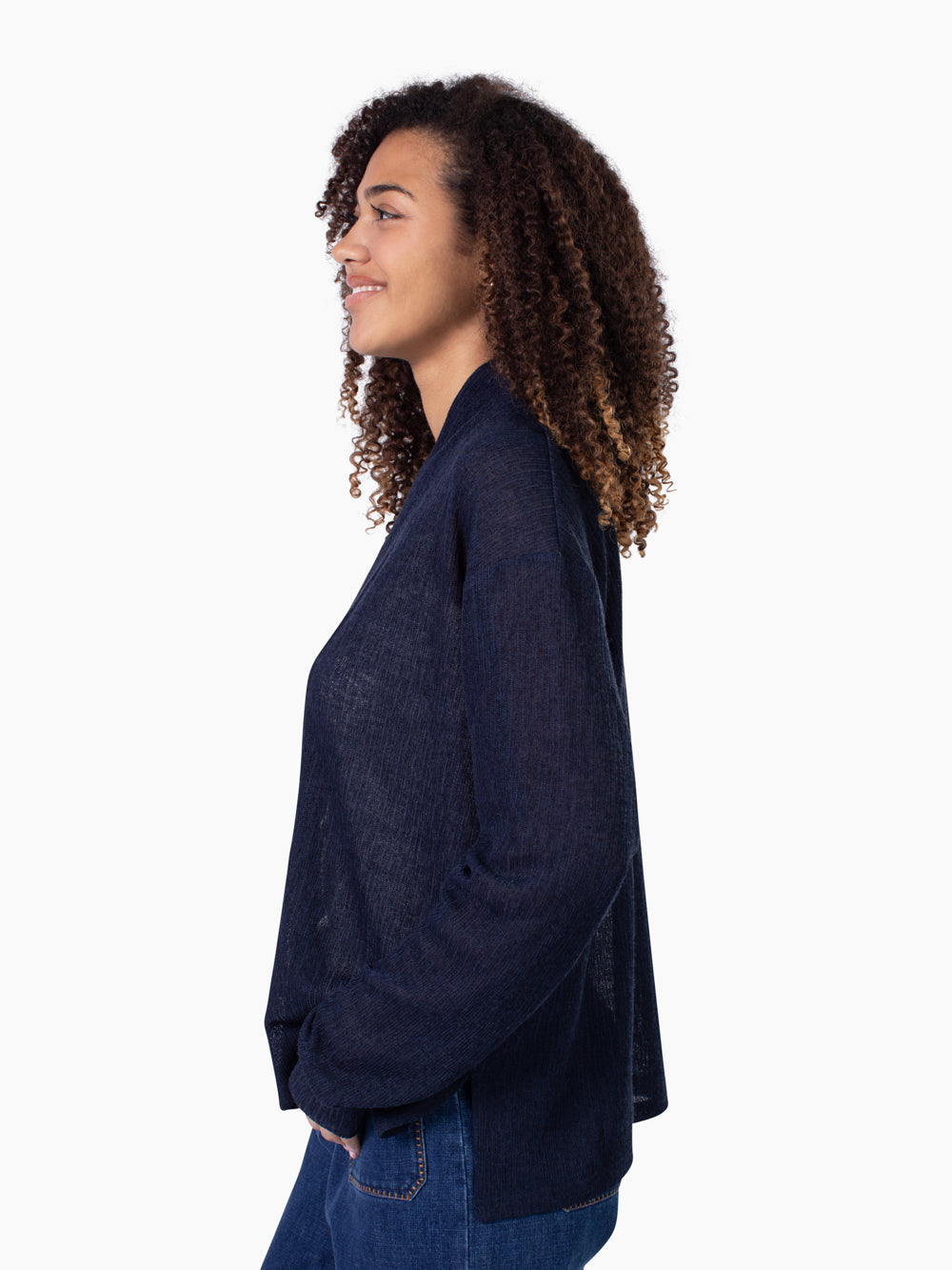 Cove Tall Cardigan - Navy