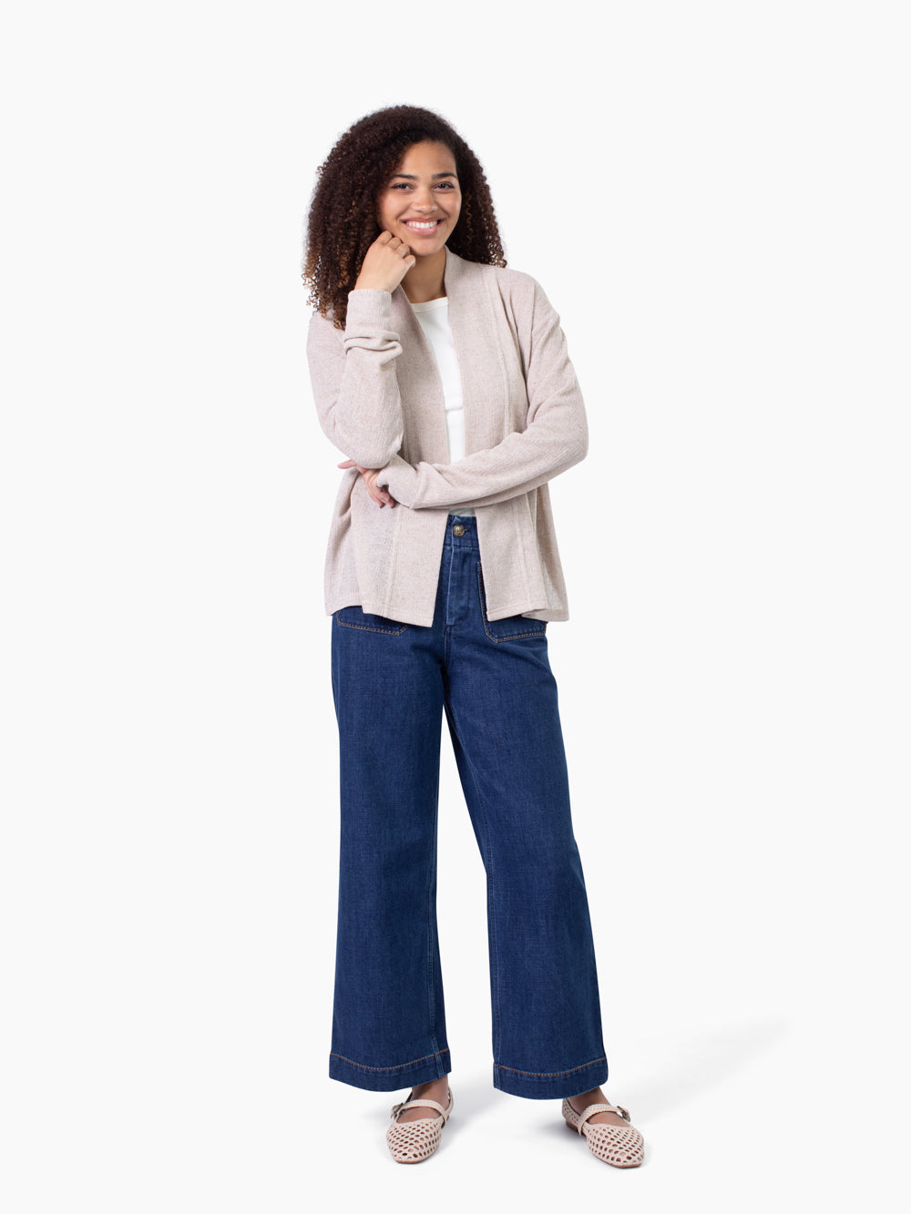 Cove Tall Cardigan - Sand
