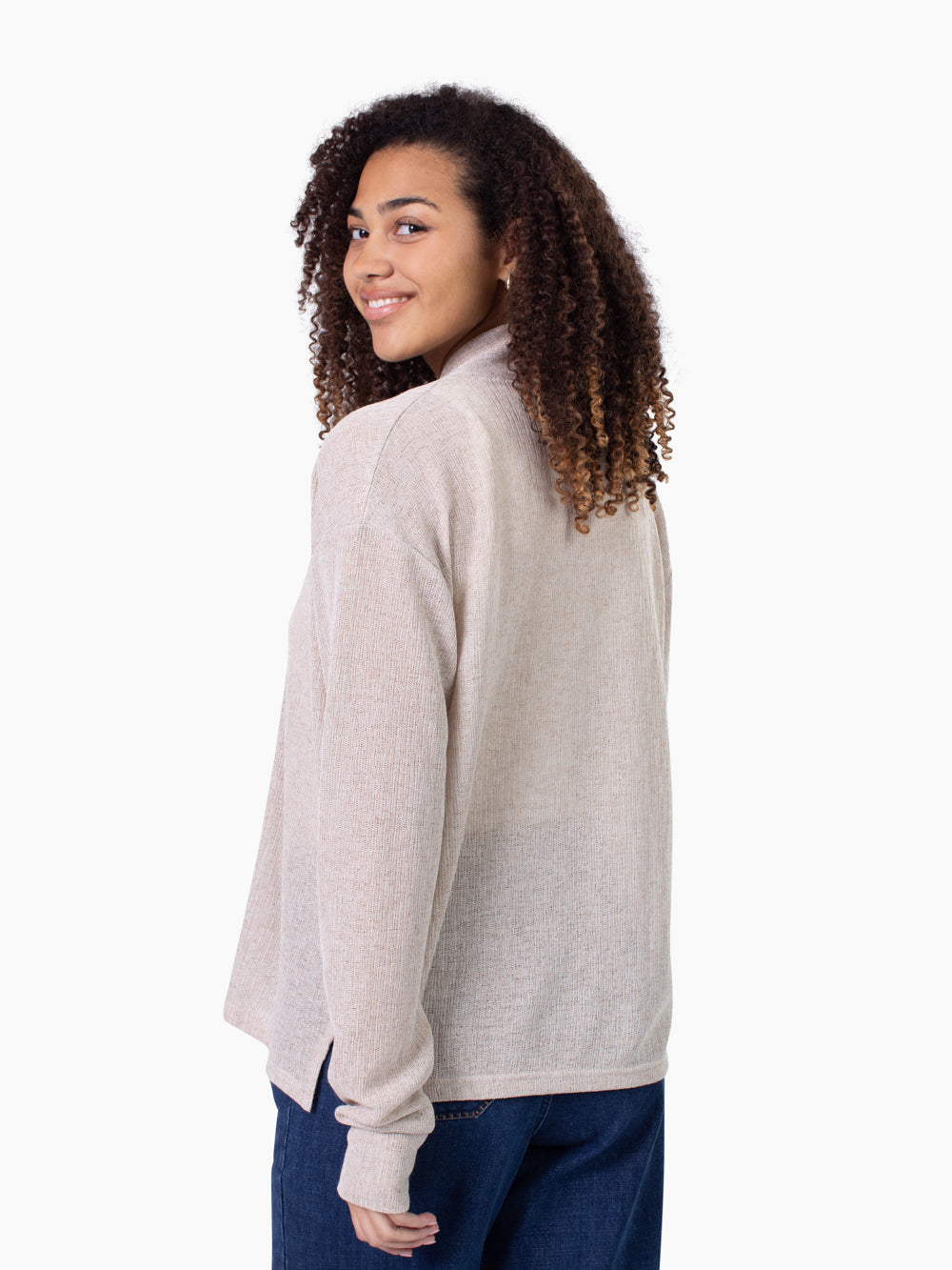 Cove Tall Cardigan - Sand