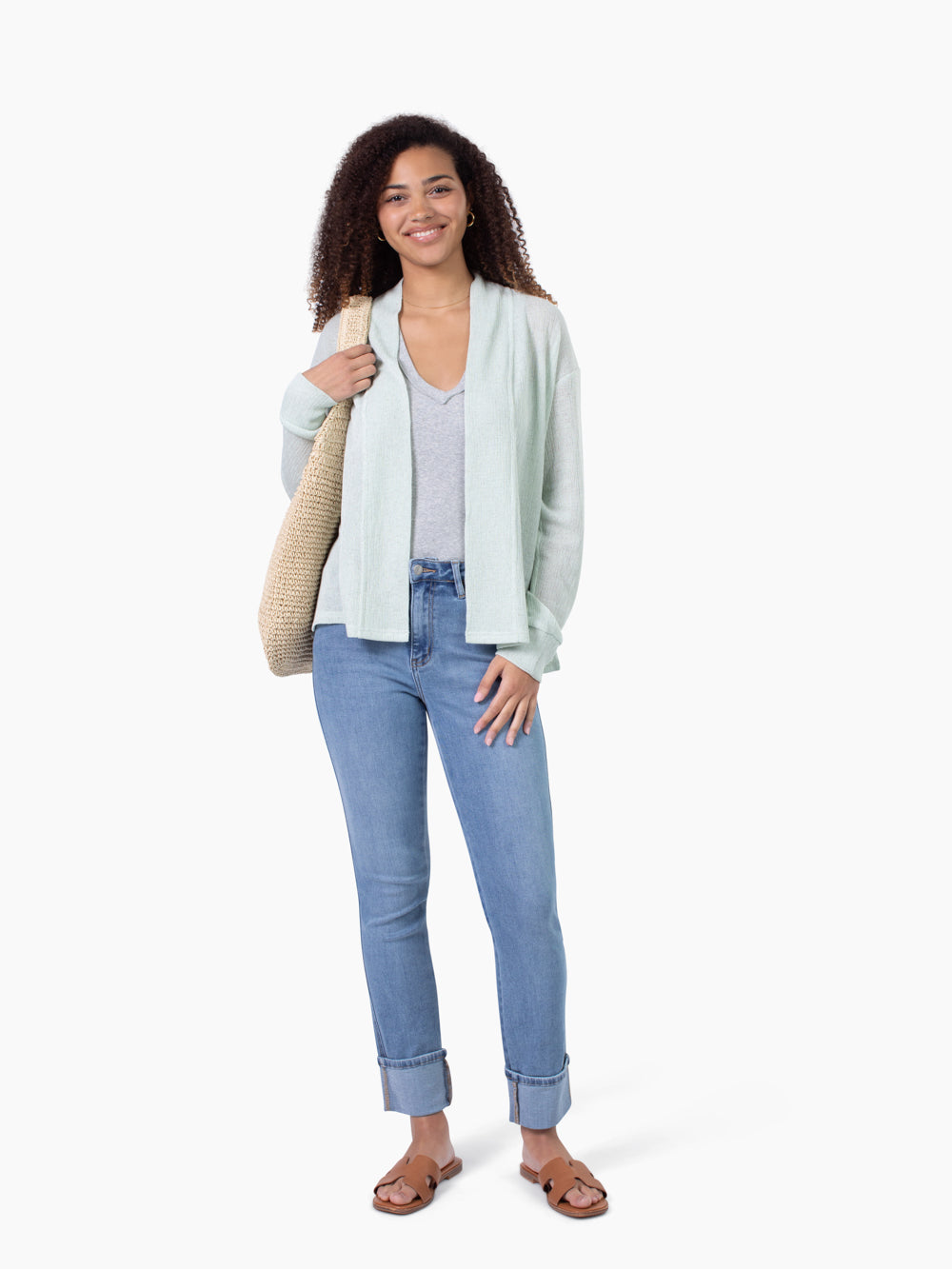 Cove Tall Cardigan - Soft Sage