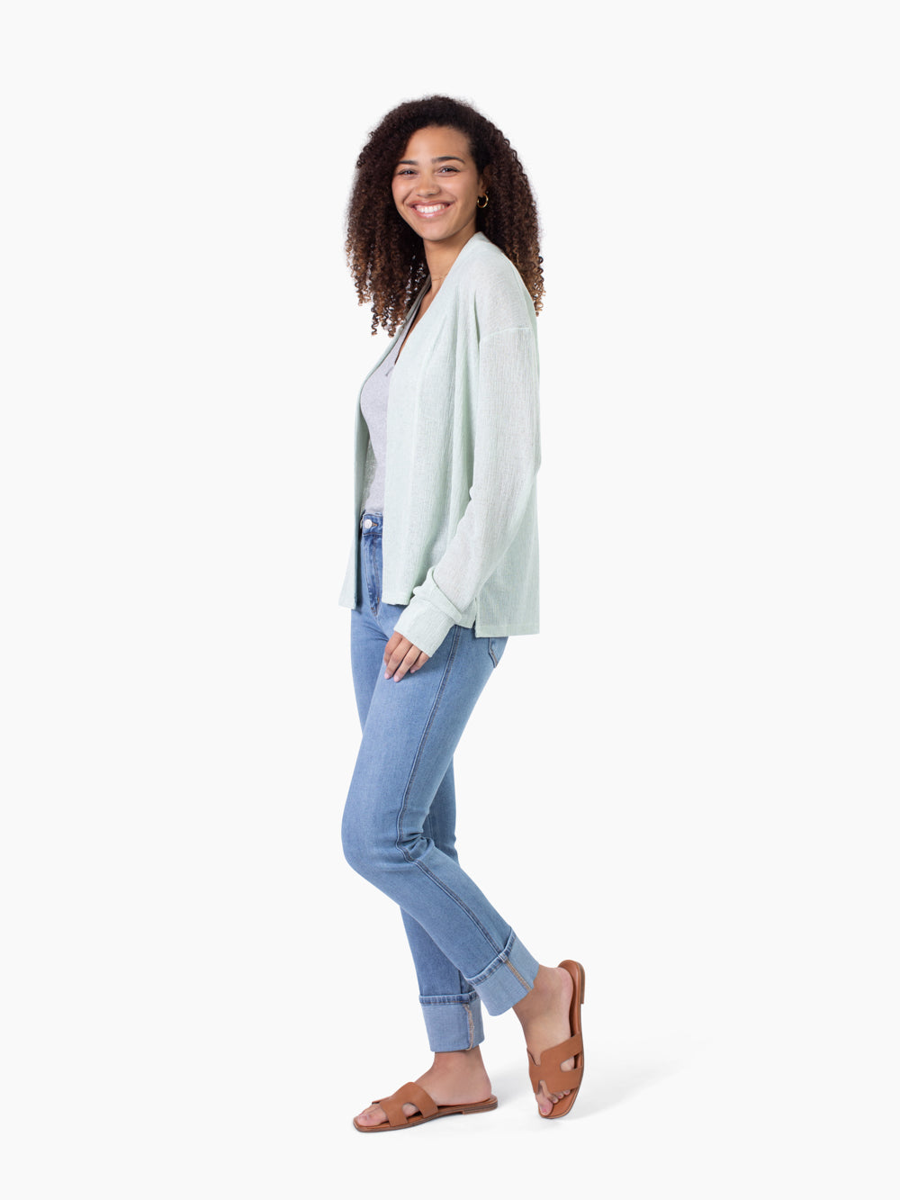 Cove Tall Cardigan - Soft Sage