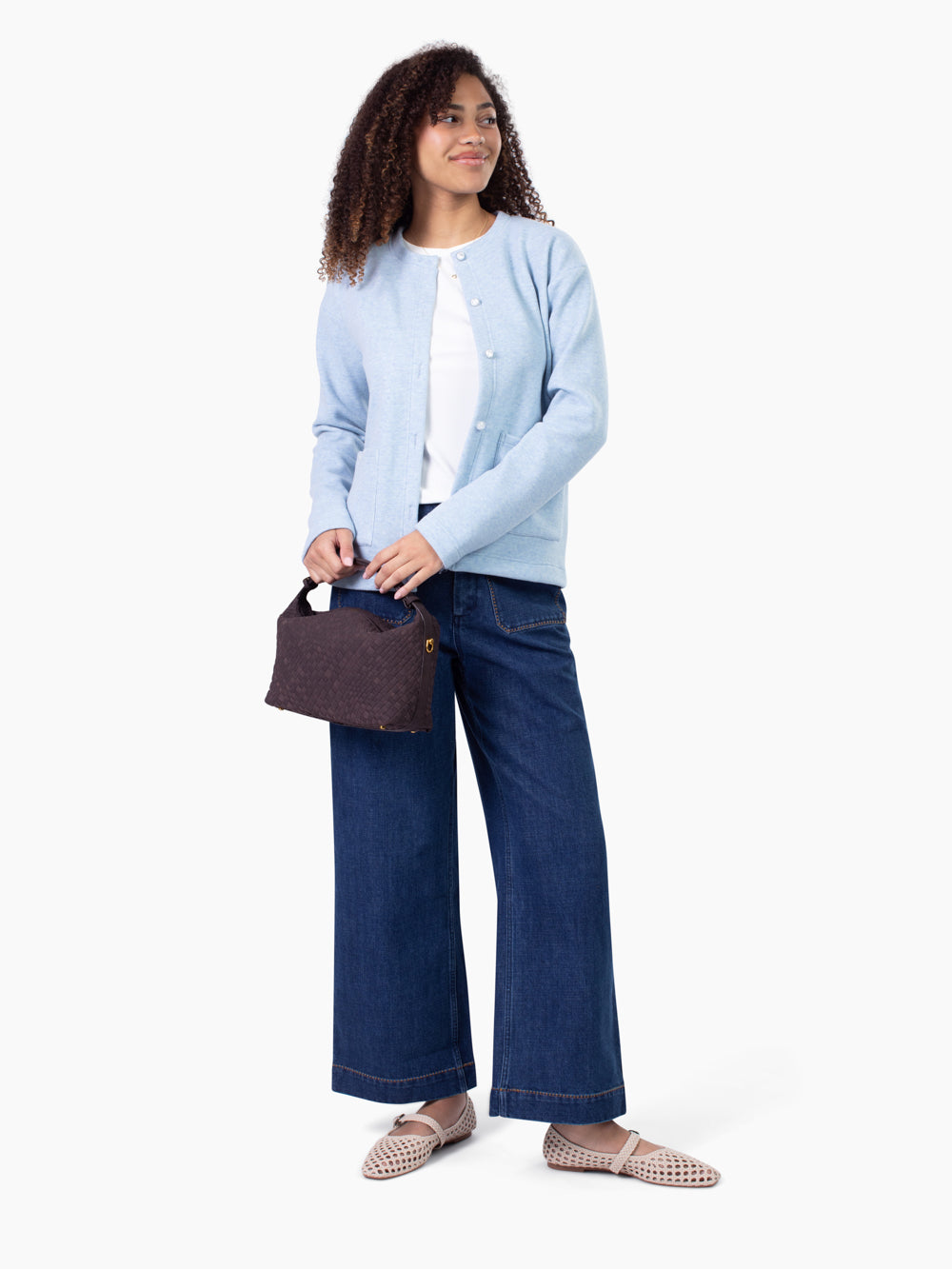 Grace Tall Cardigan - Sky Blue