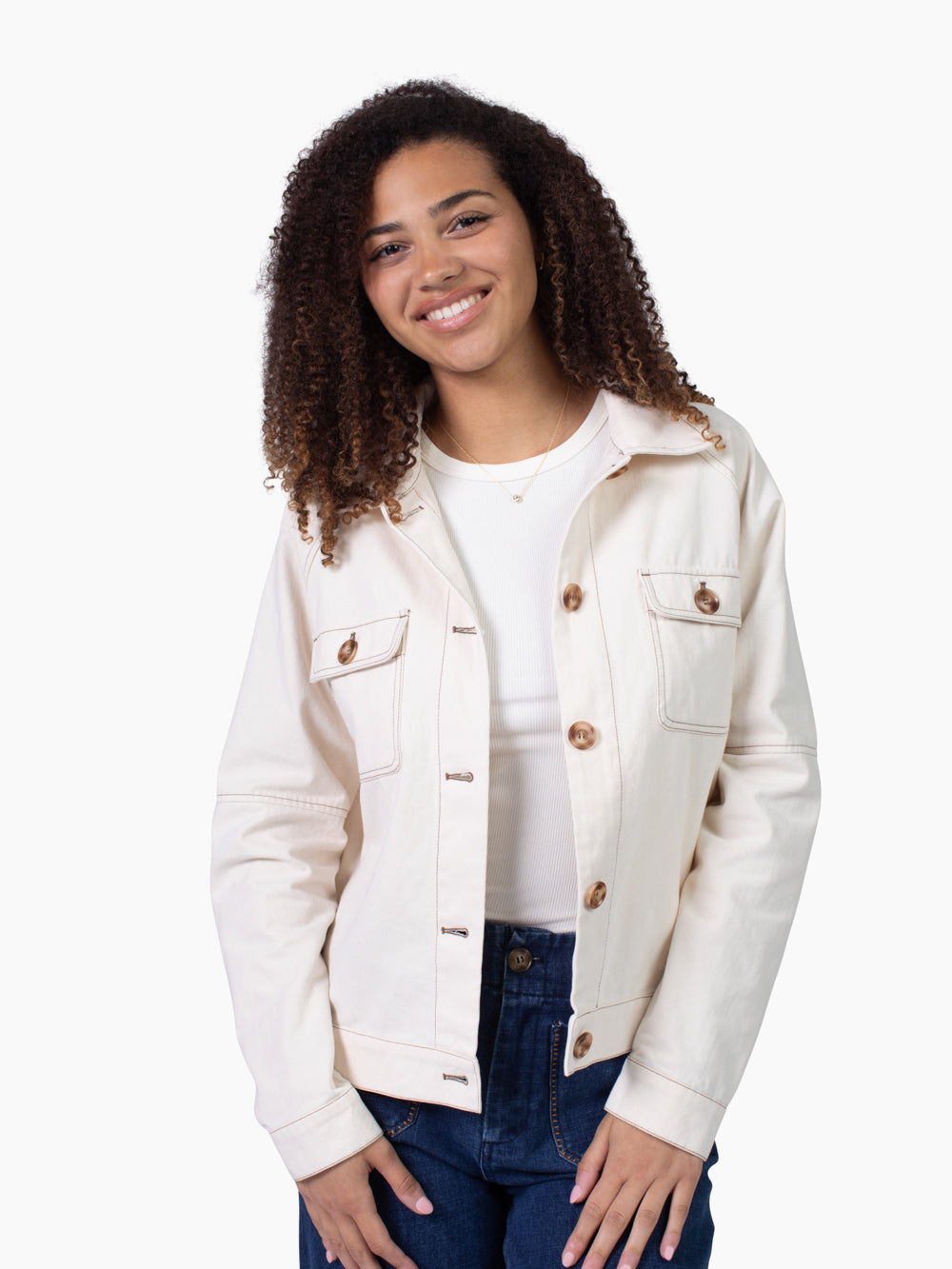 Mercer Tall Jacket - Ecru