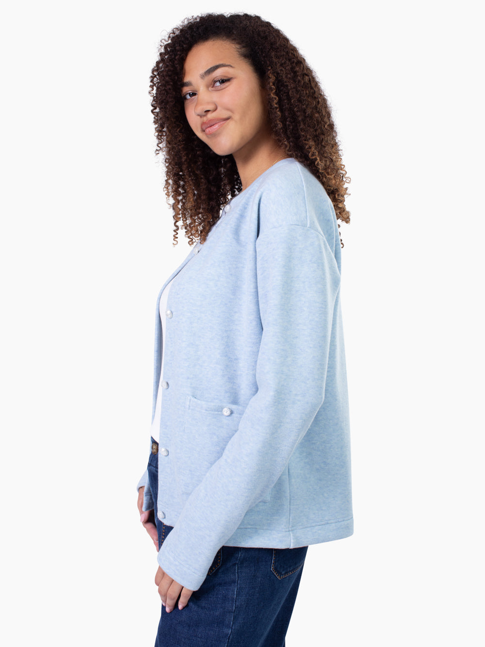Grace Tall Cardigan - Sky Blue